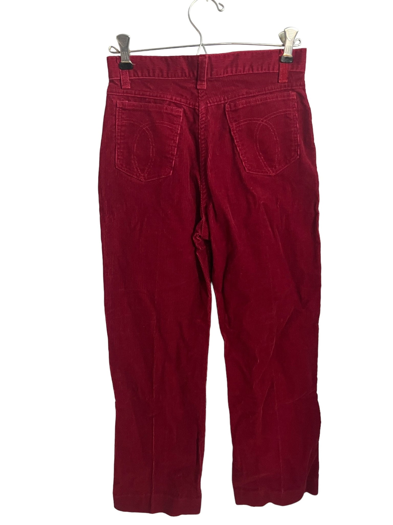 Vintage 70's high waist teen corduroy pants 26"