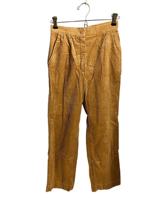 Vintage teen 70's high waist corduroy pants S