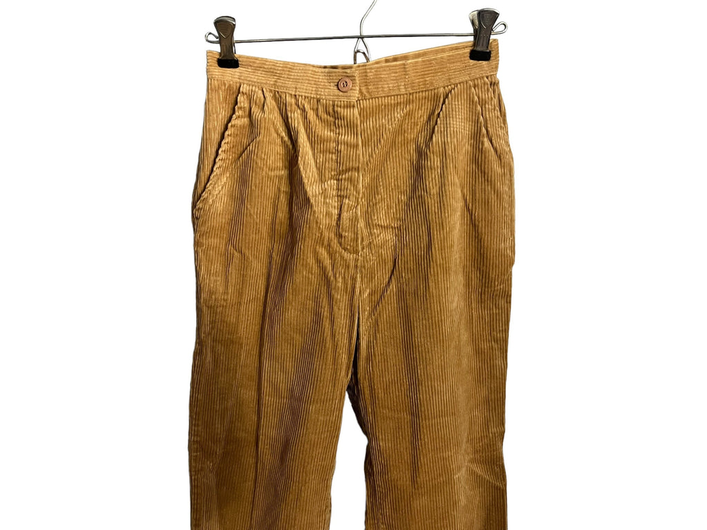 Vintage teen 70's high waist corduroy pants S