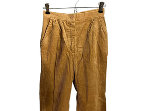 Vintage teen 70's high waist corduroy pants S