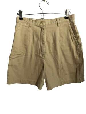 Vintage 80's high waist khaki shorts 27 sz 12