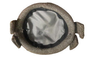 Vintage 60's silver metallic hat
