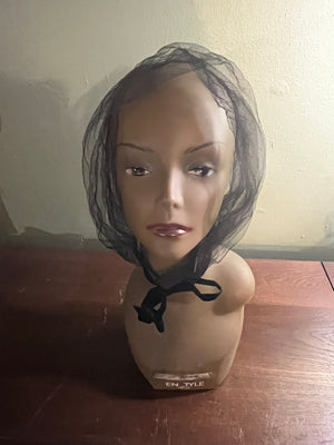 Vintage 60's net hair scarf