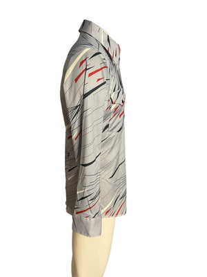 Vintage 70's Wrangler polyester shirt M