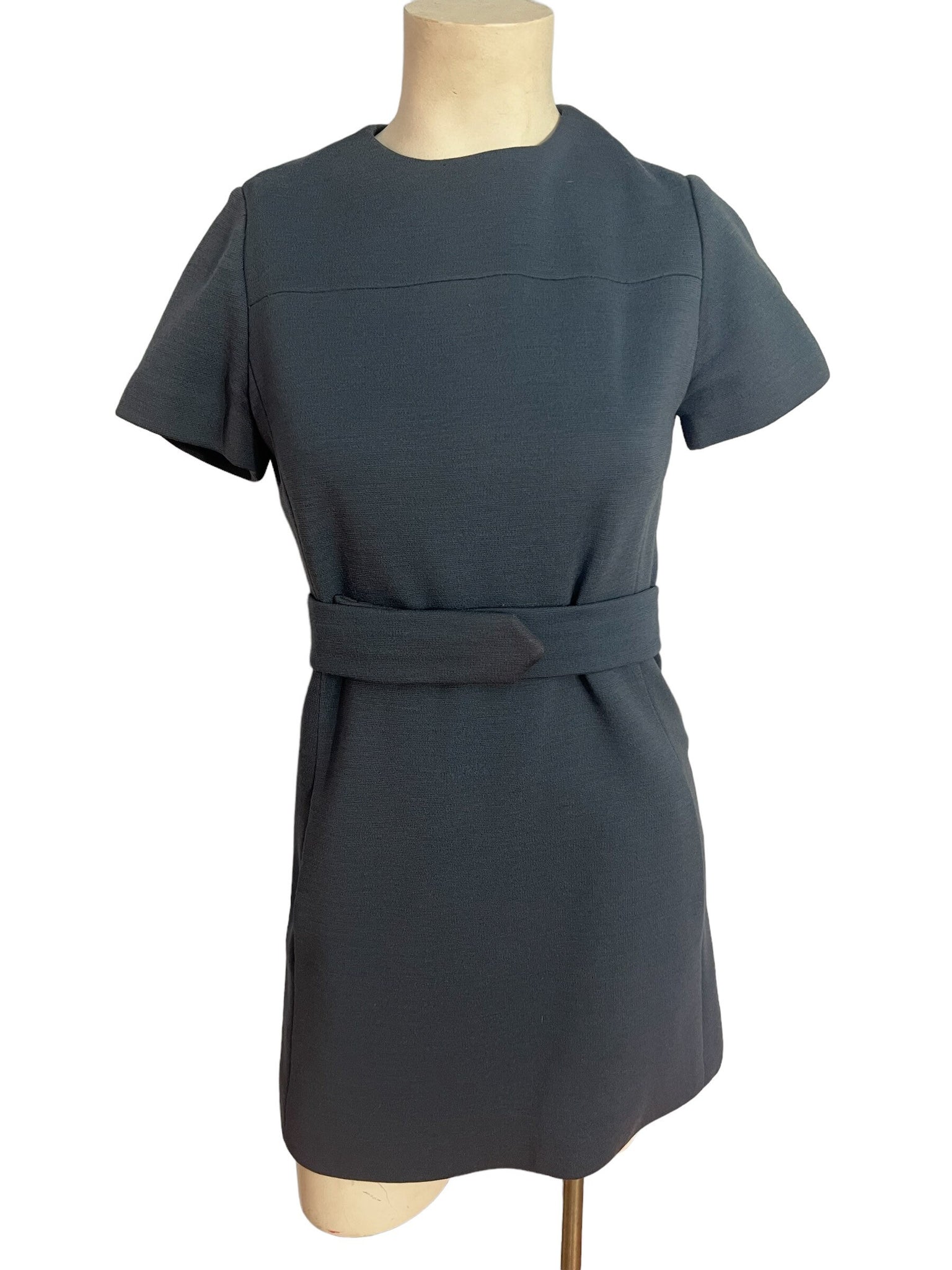 Vintage 60's knit mini dress S M