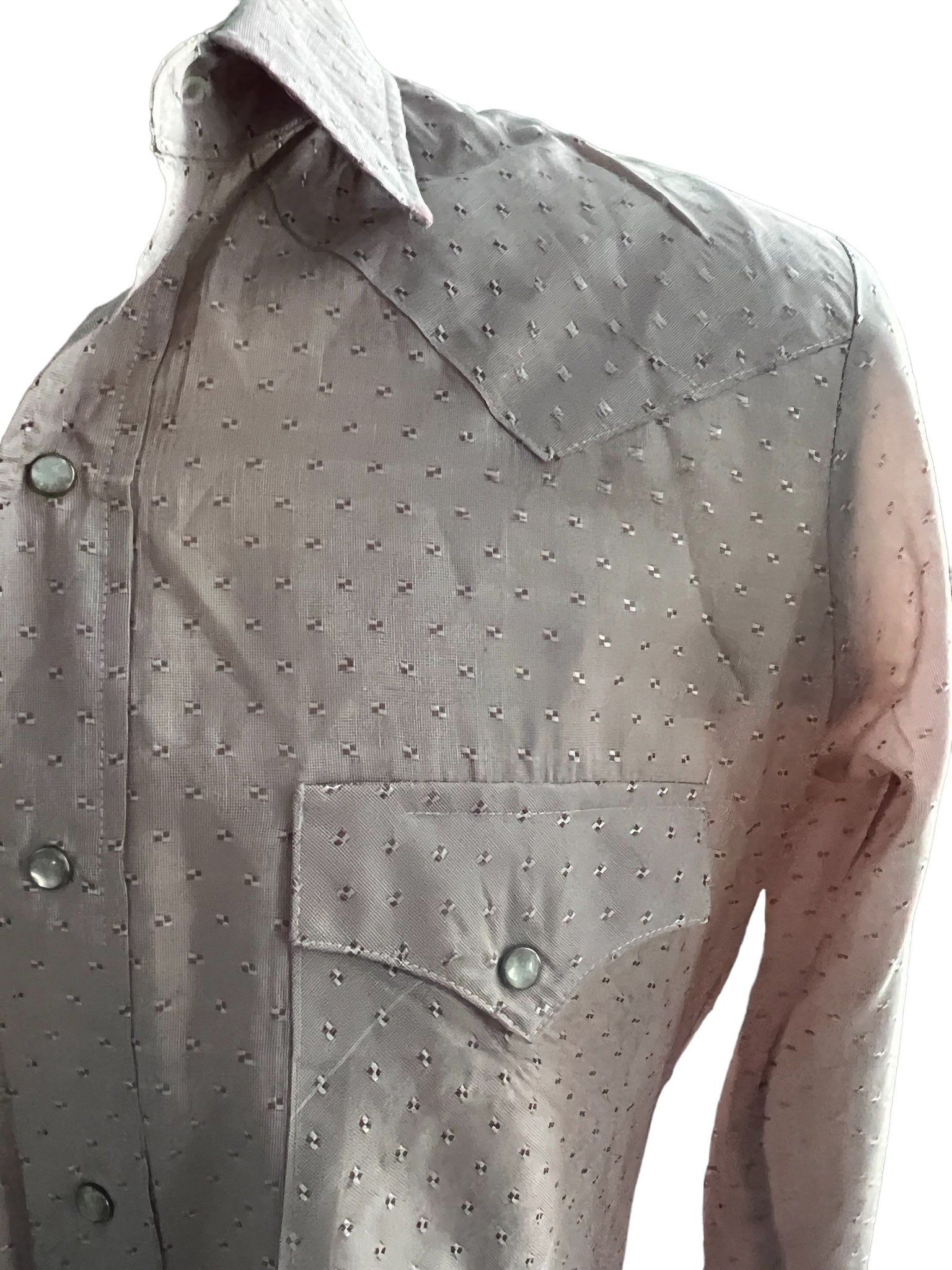 Vintage 70's western cowboy shirt Fenton 42 M L