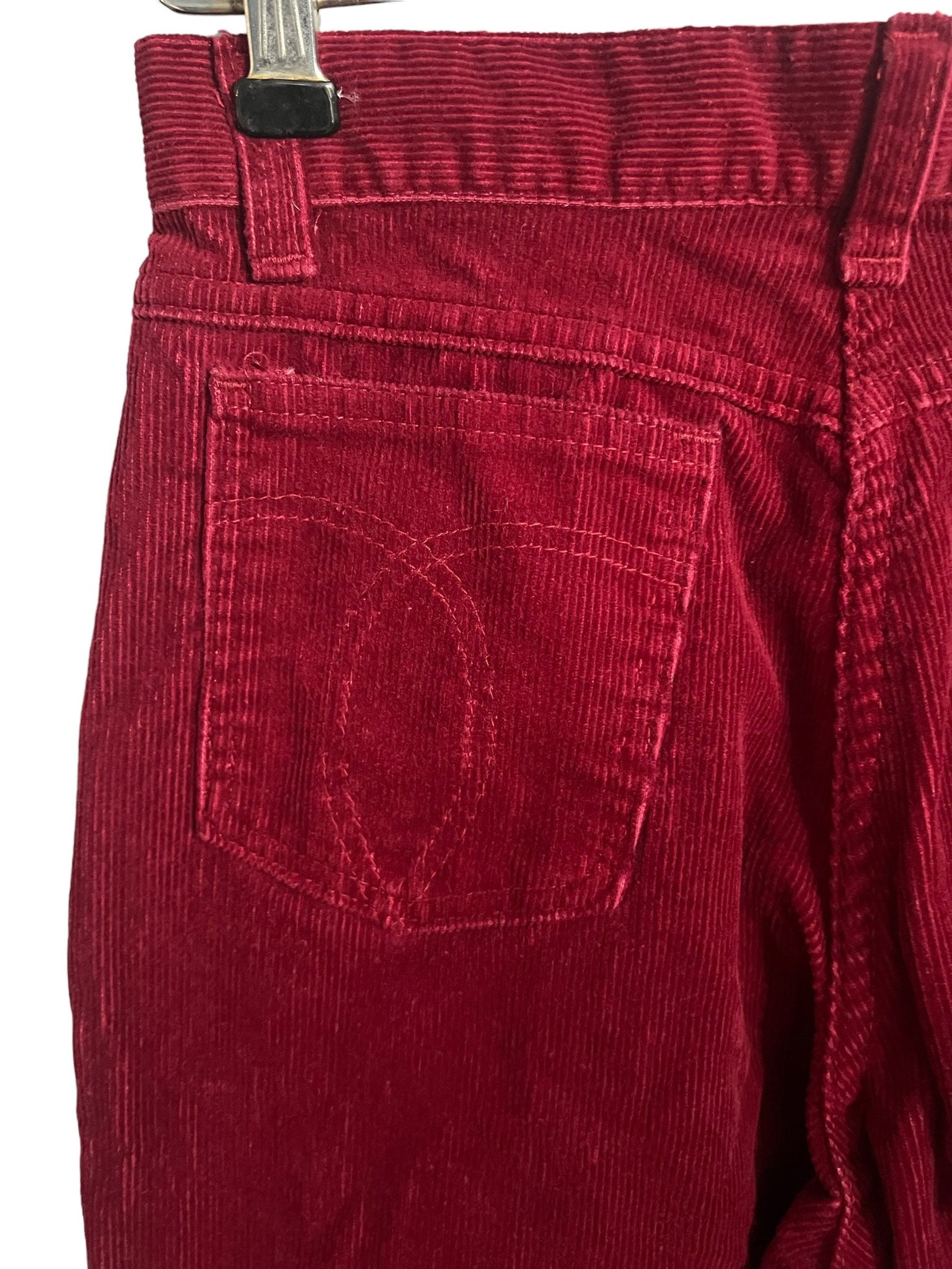 Vintage 70's high waist teen corduroy pants 26"