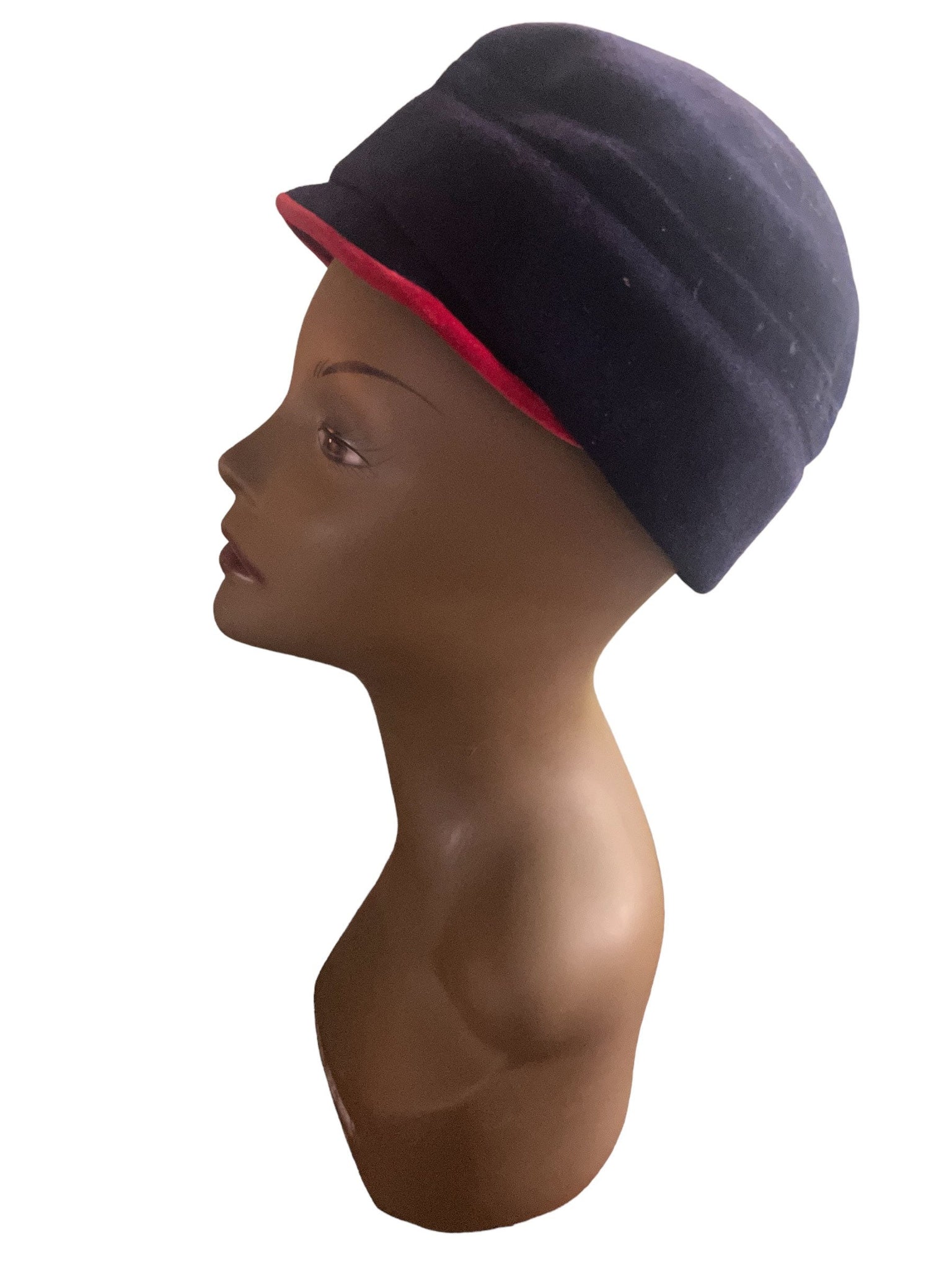 Vintage 60's blue and red hat