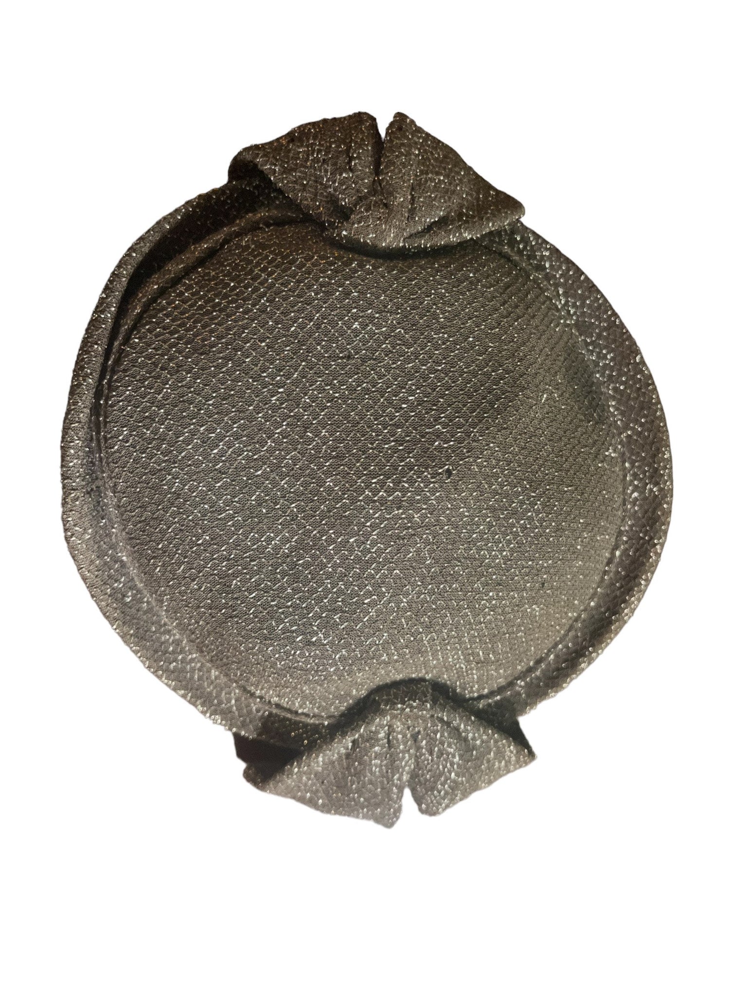 Vintage 60's silver metallic hat