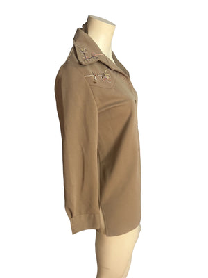 Vintage 70's Pins and Needles western top M L
