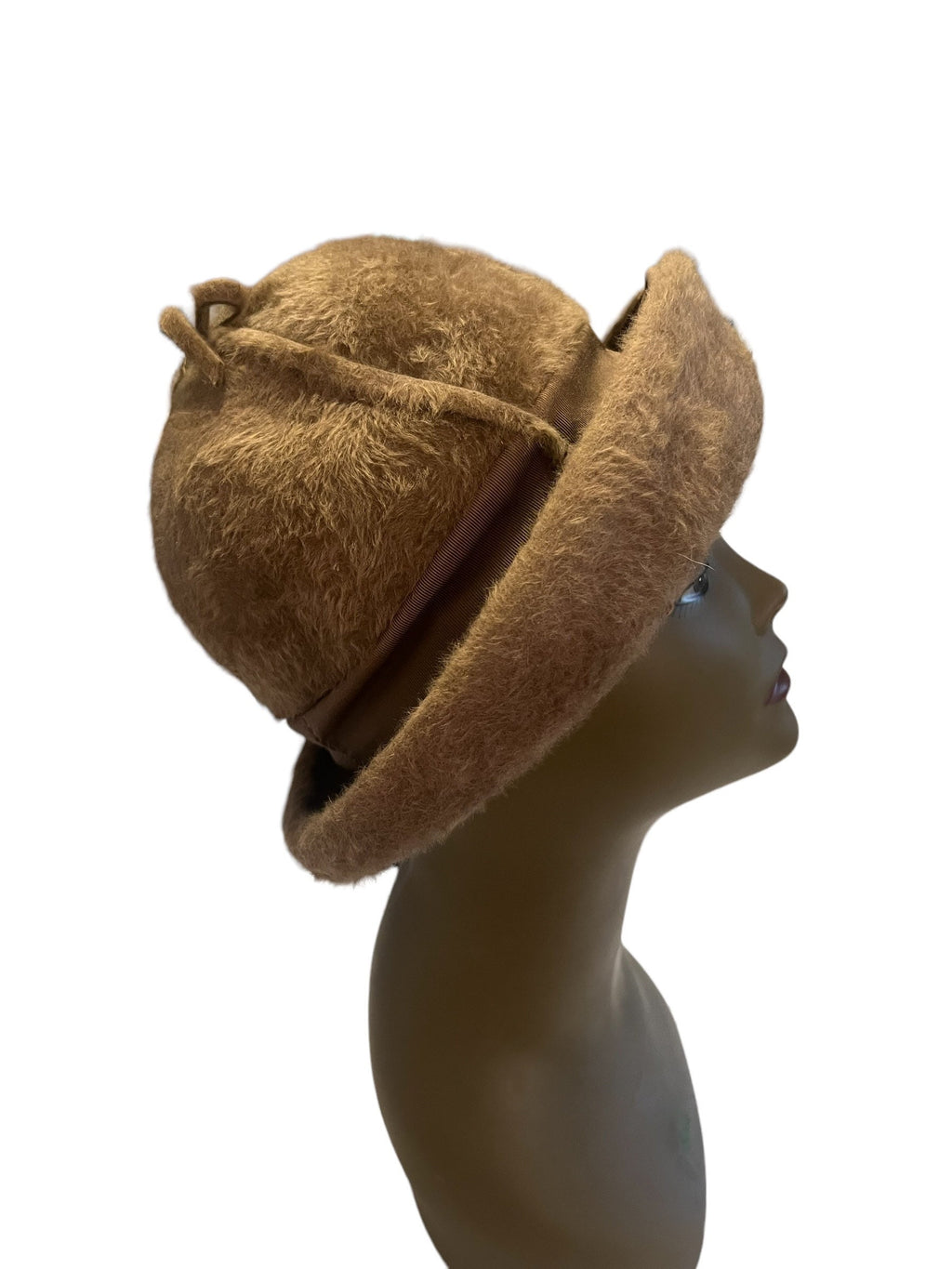 Vintage 60's Mr John hat taupe