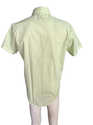 Vintage green 70's John Blair dress shirt 16