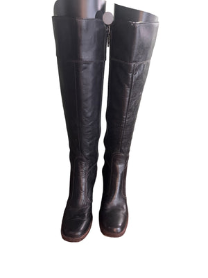 Vintage 70's black knee high boots Imperial 5