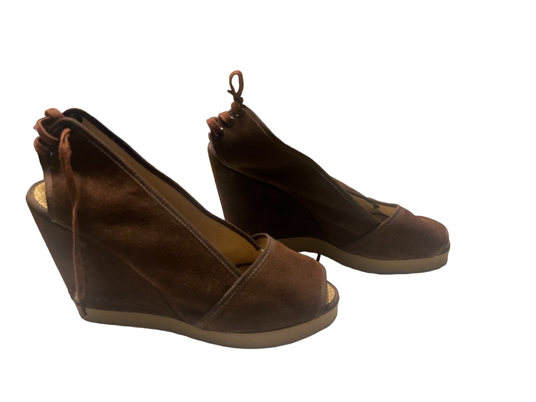 Vintage brown thom brown platform shoes 6