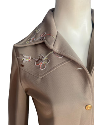 Vintage 70's Pins and Needles western top M L