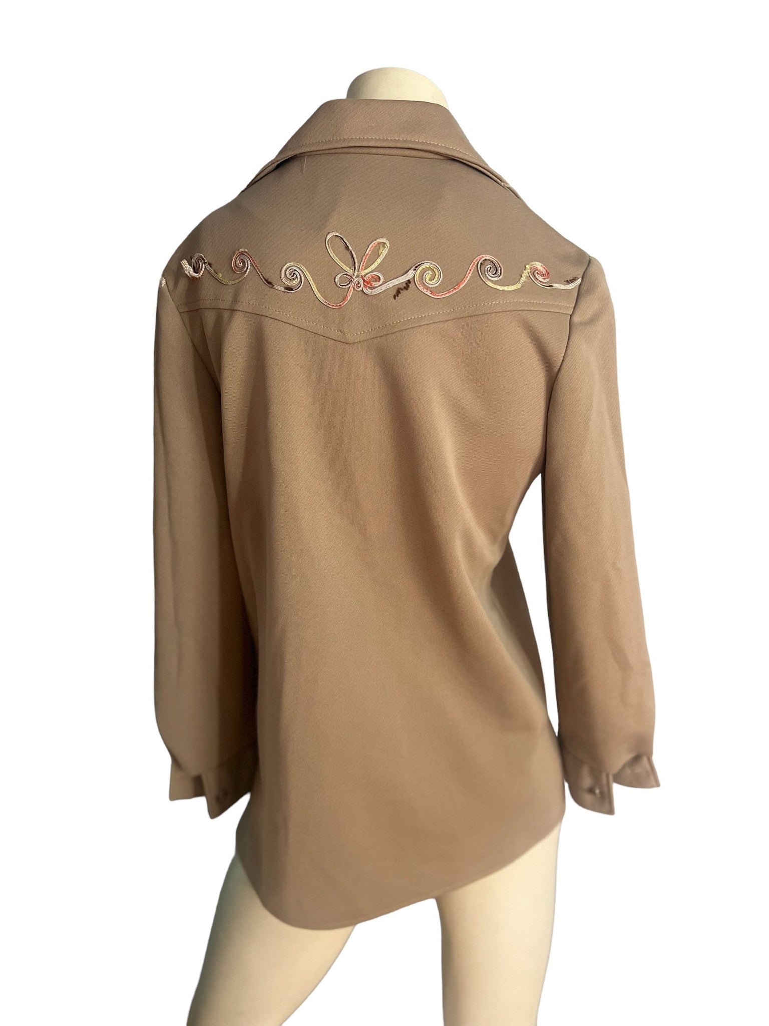 Vintage 70's Pins and Needles western top M L