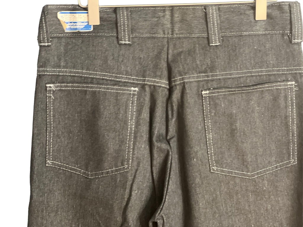Vintage 80's high waist gray jeans 5/6 S Filippo Totti