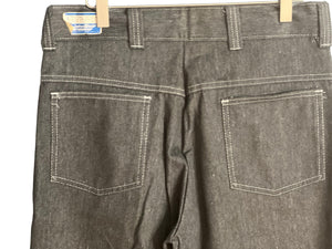 Vintage 80's high waist gray jeans 5/6 S Filippo Totti