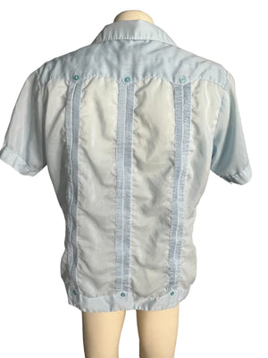 Vintage men's old man embroidery shirt Tony L