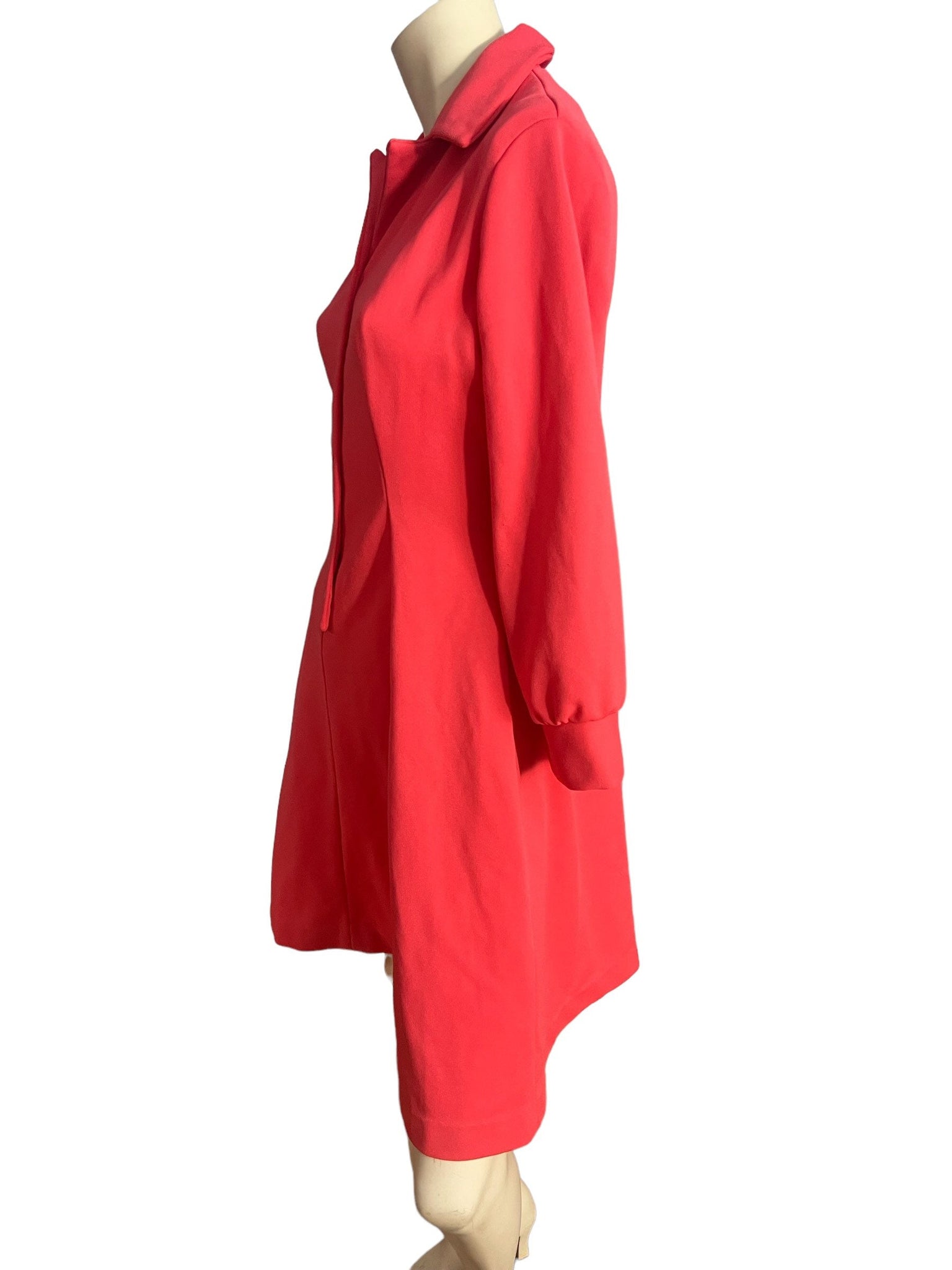 Vintage 70's coral dress Walden Classics M