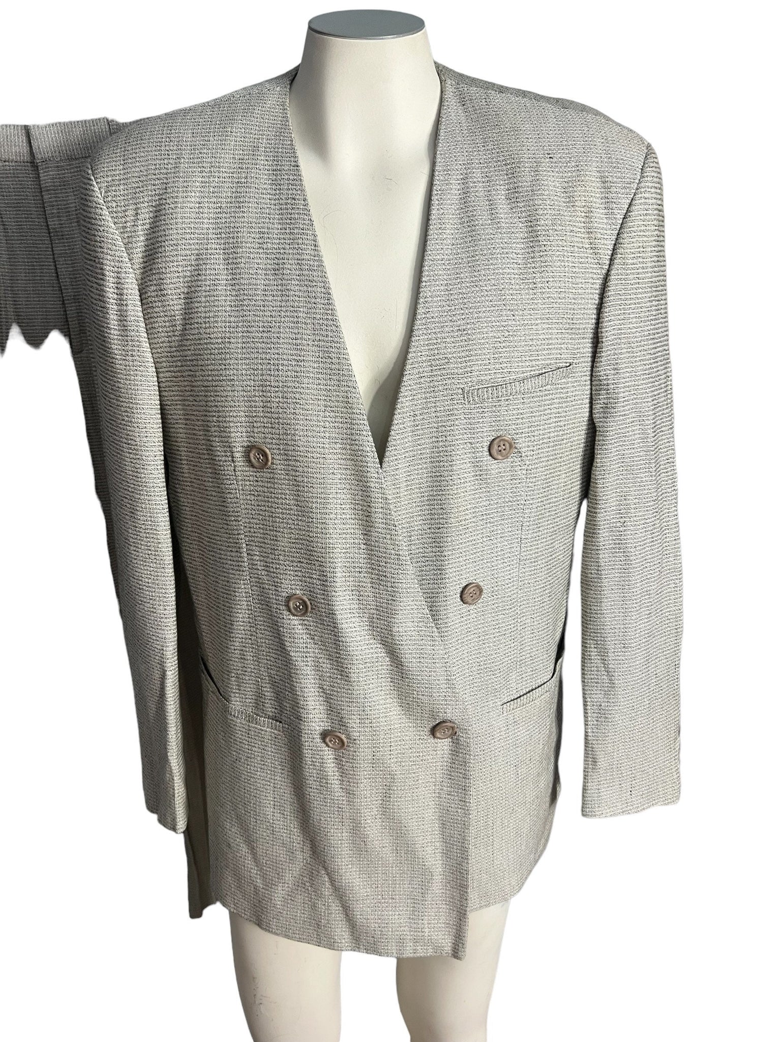 Vintage 80's suit 40 M Officer Gentleman