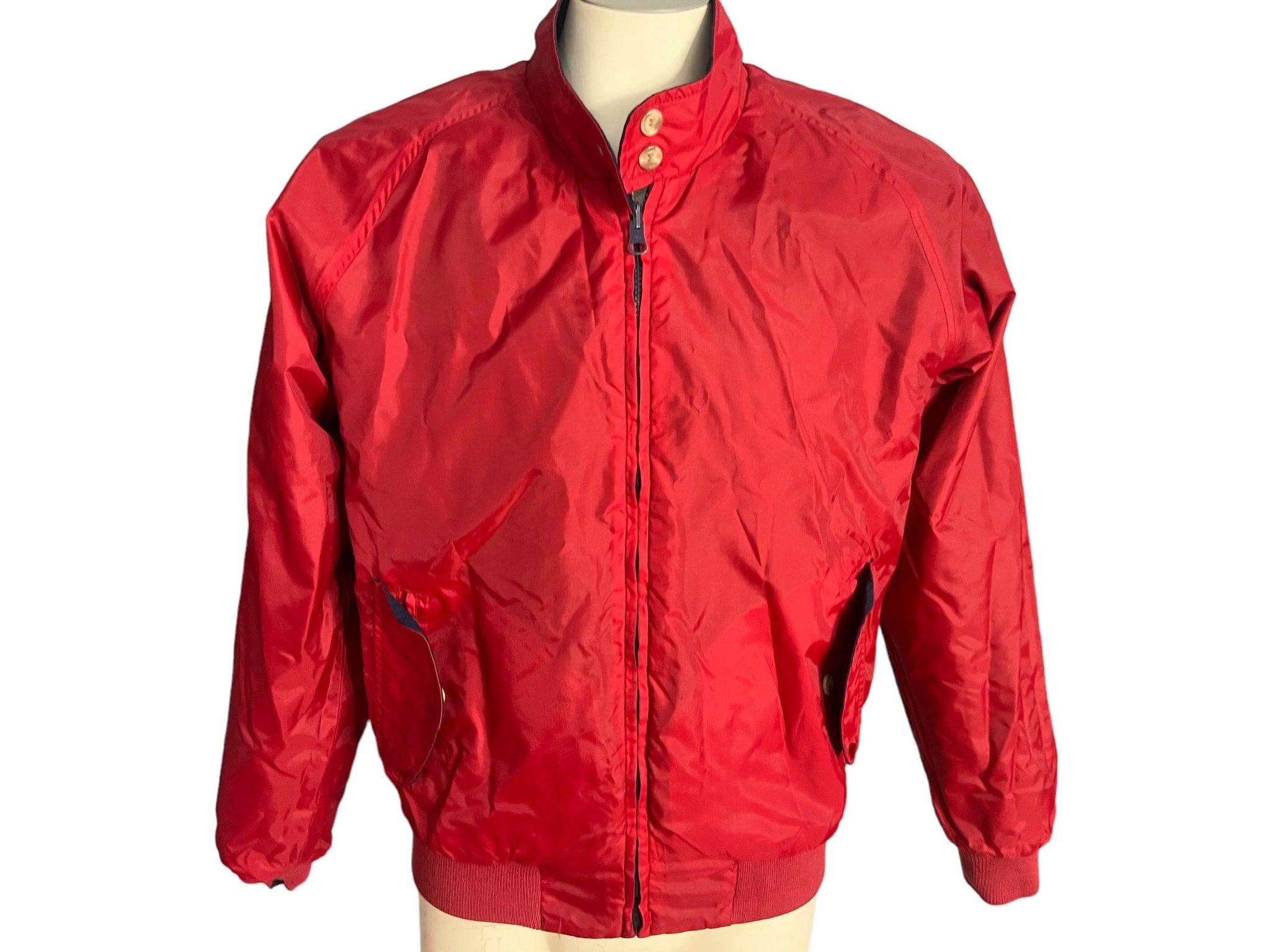Vintage 80's reversible windbreaker jacket M