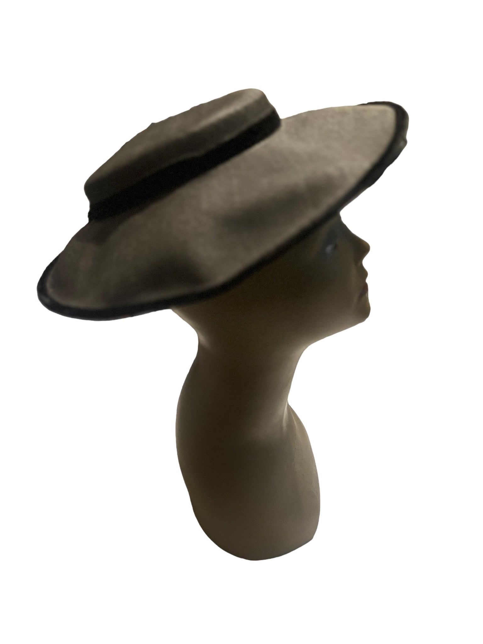 Vintage black 40’s hat