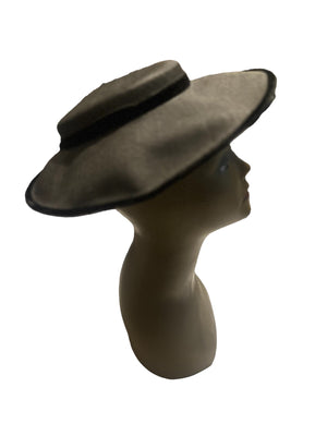 Vintage black 40’s hat