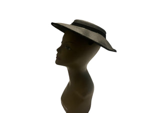 Vintage black 40’s hat