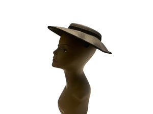 Vintage black 40’s hat
