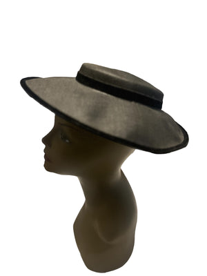 Vintage black 40’s hat
