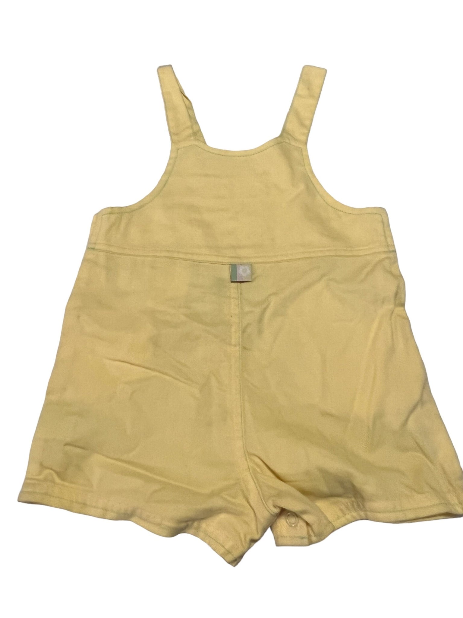 Vintage yellow overalls 6-9 month