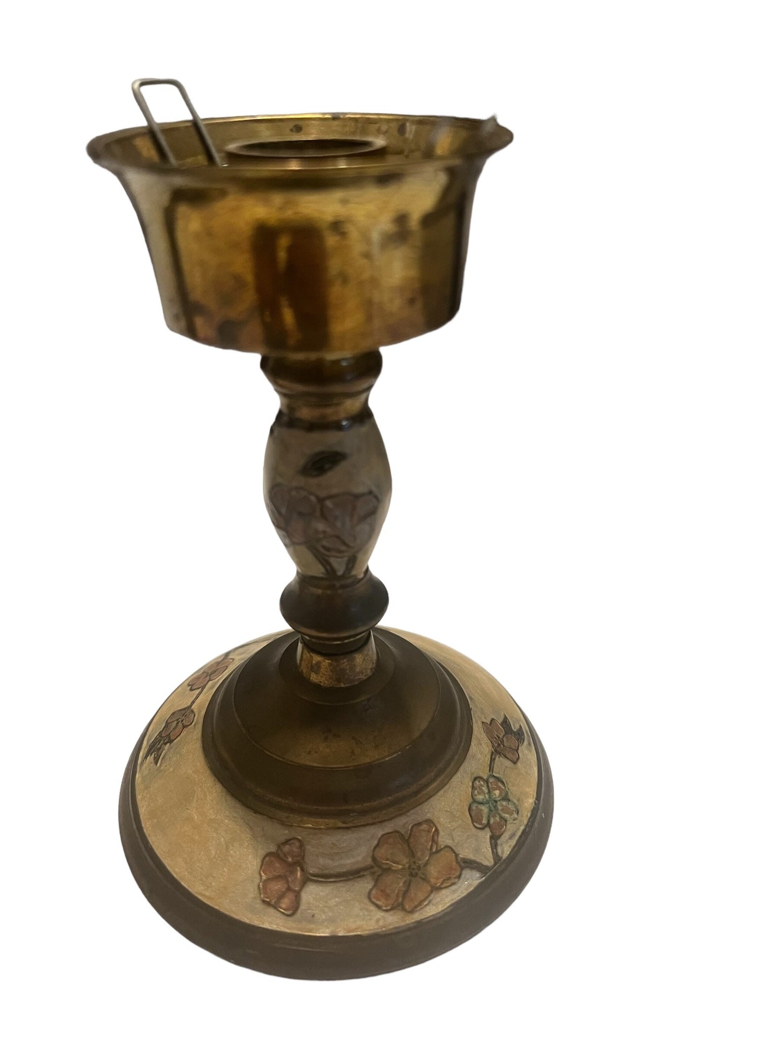 Vintage brass candlestick holders