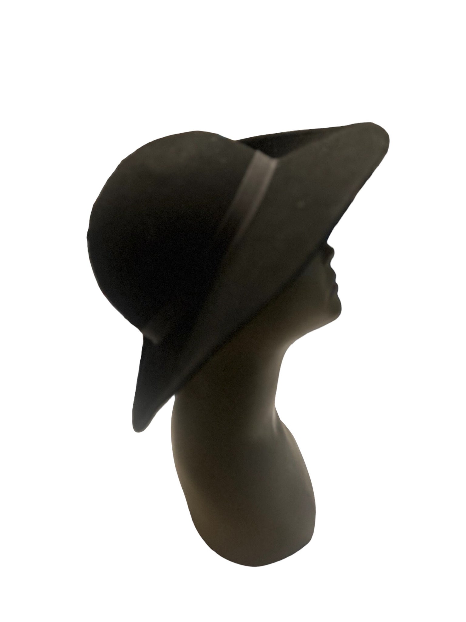 Vintage 80’s black wool hat