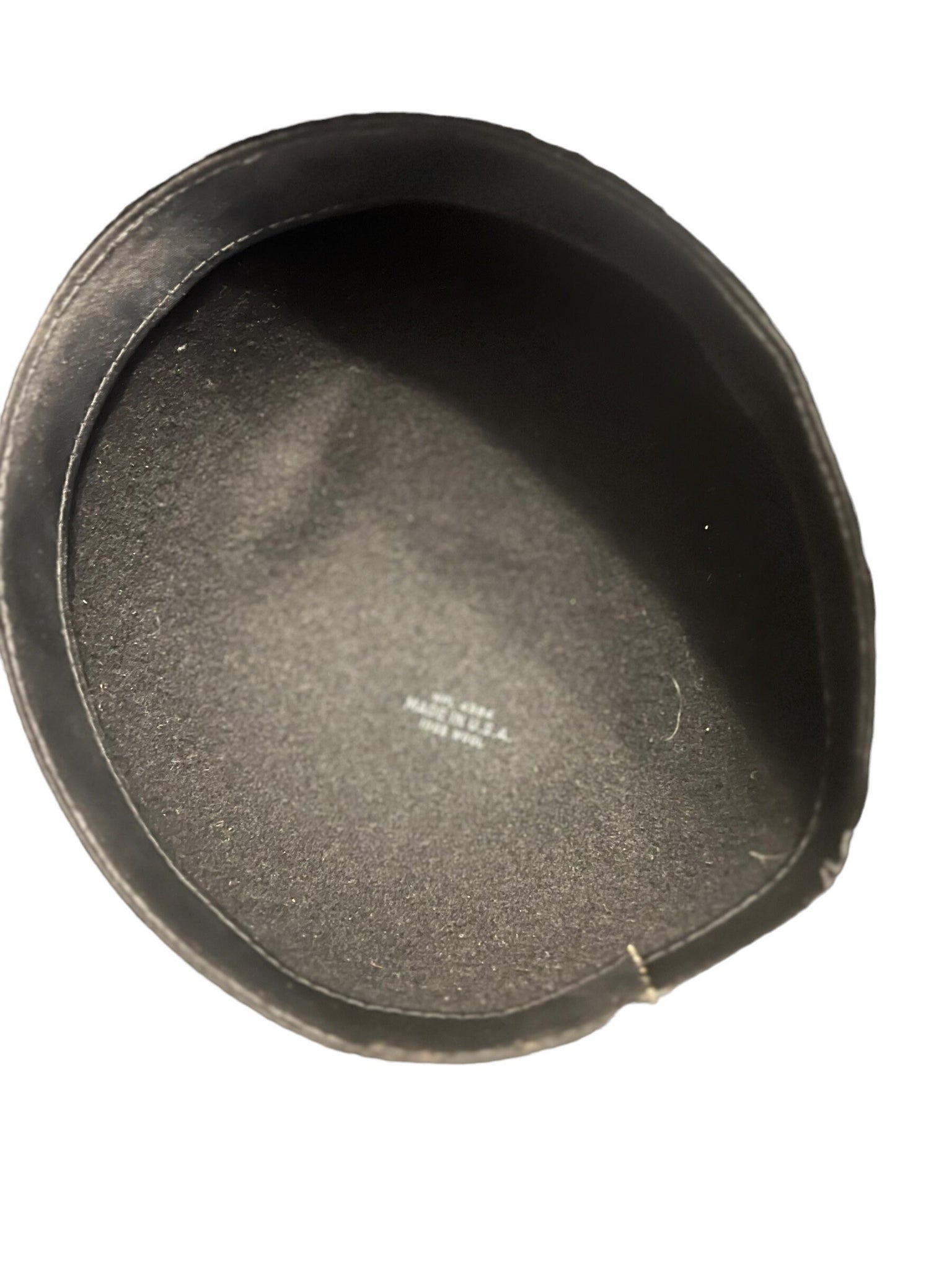 Vintage 80’s black wool hat