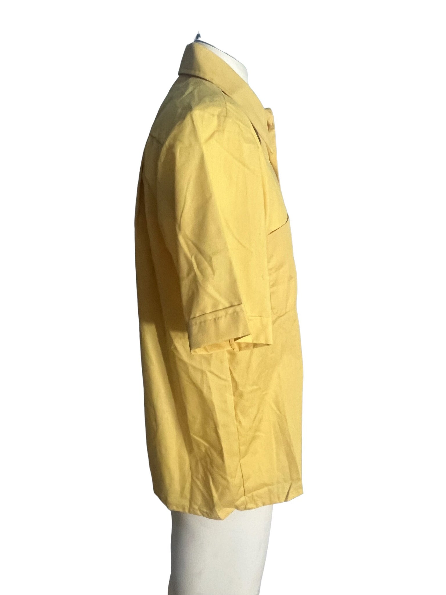 Vintage 70's yellow dress shirt M