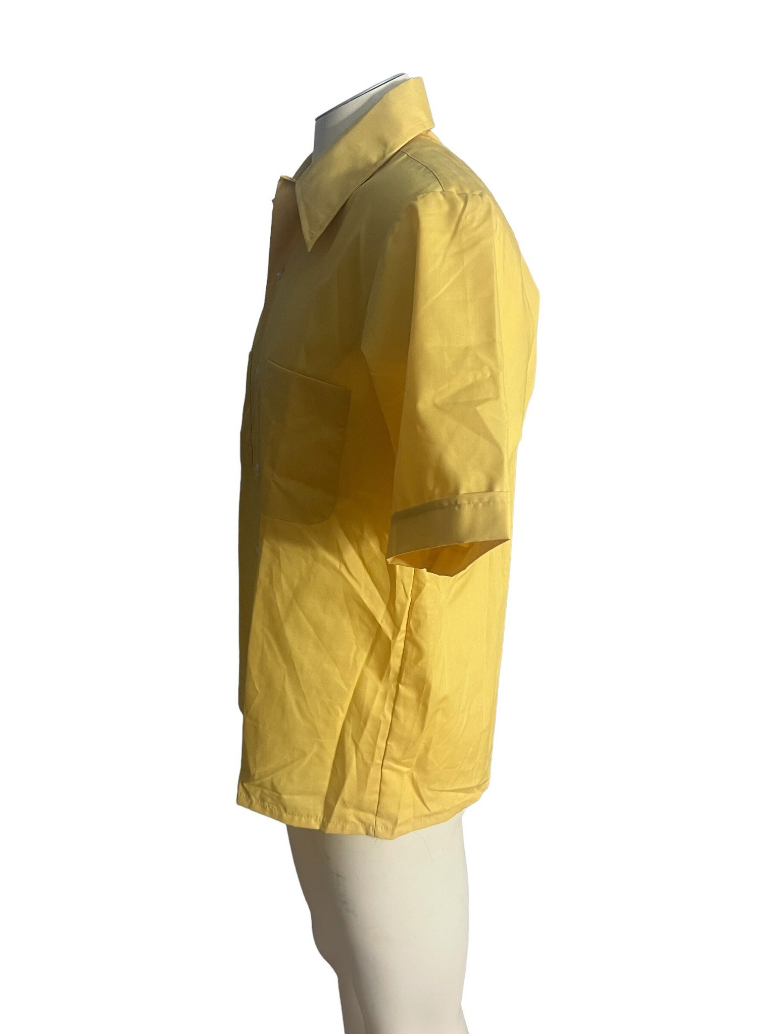 Vintage 70's yellow dress shirt M