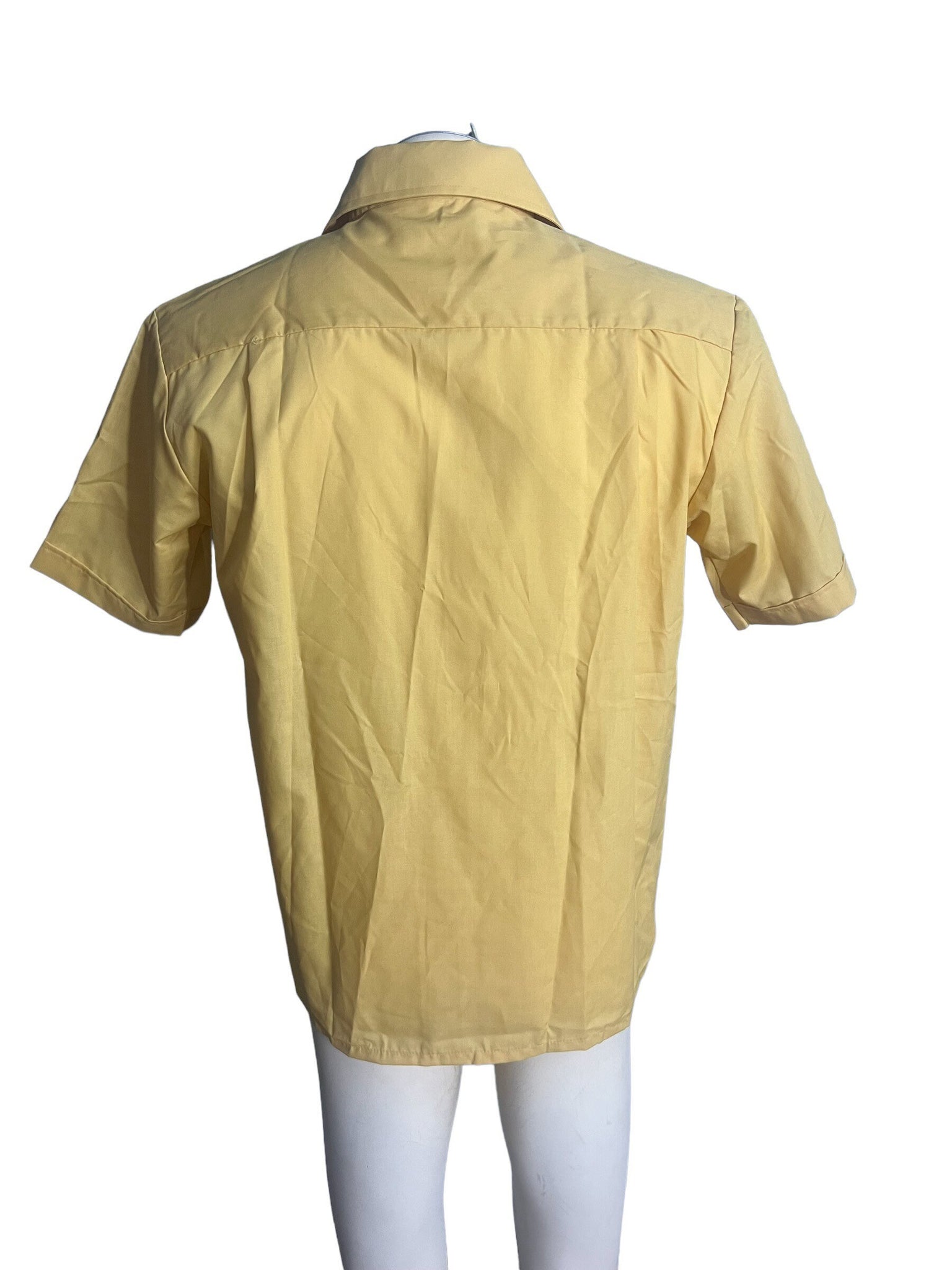 Vintage 70's yellow dress shirt M