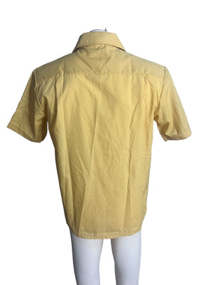 Vintage 70's yellow dress shirt M