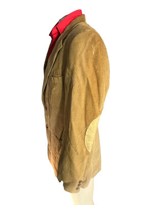 Vintage brown corduroy suit jacket 44 Mark Hall