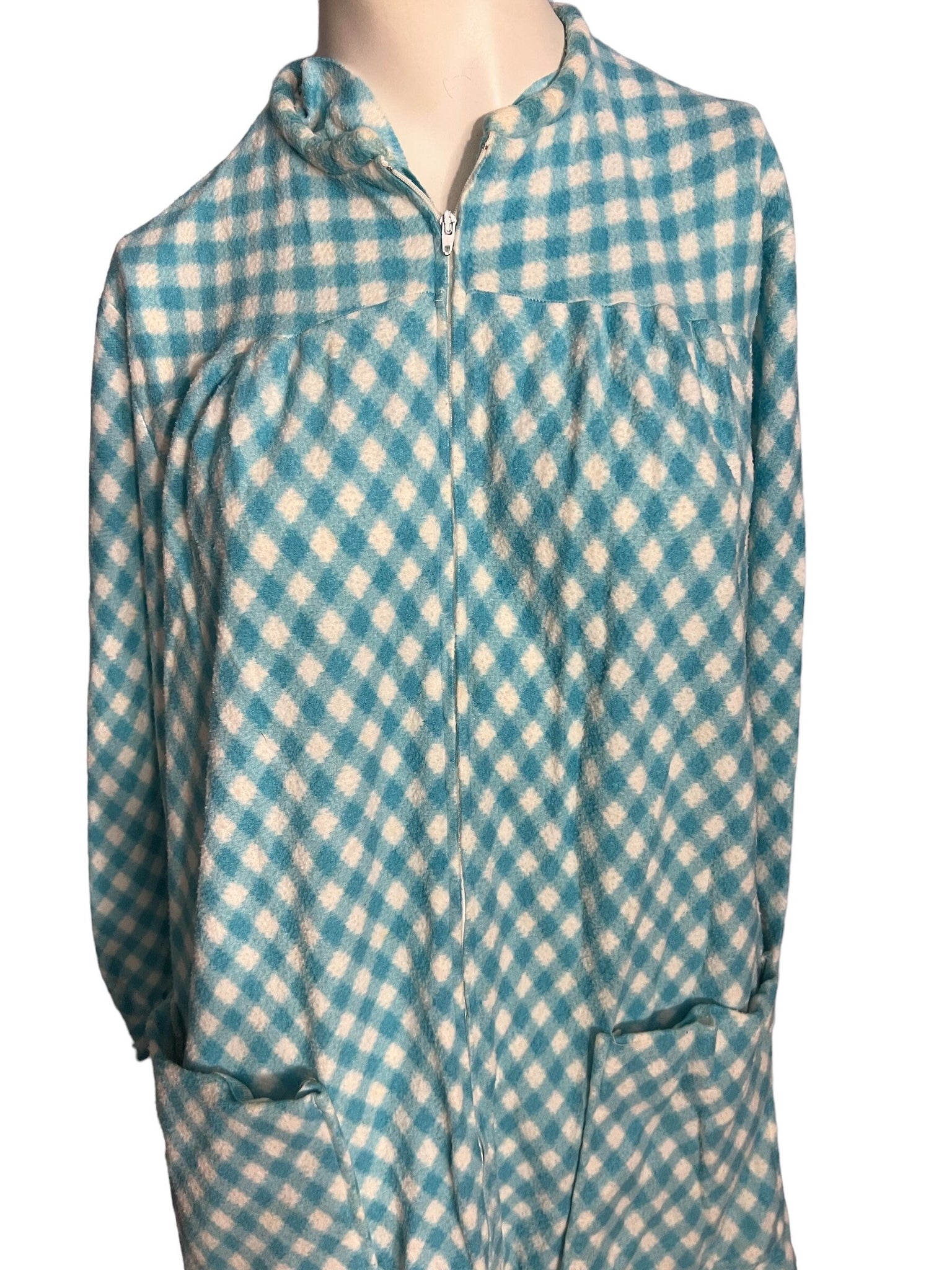 Vintage 60's Miss Elaine flannel robe M