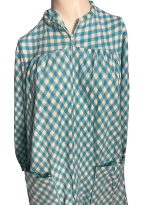Vintage 60's Miss Elaine flannel robe M