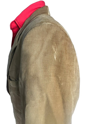 Vintage brown corduroy suit jacket 44 Mark Hall