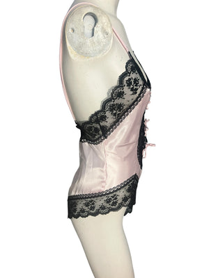 Vintage Victoria's Secret teddy lingerie S gold label