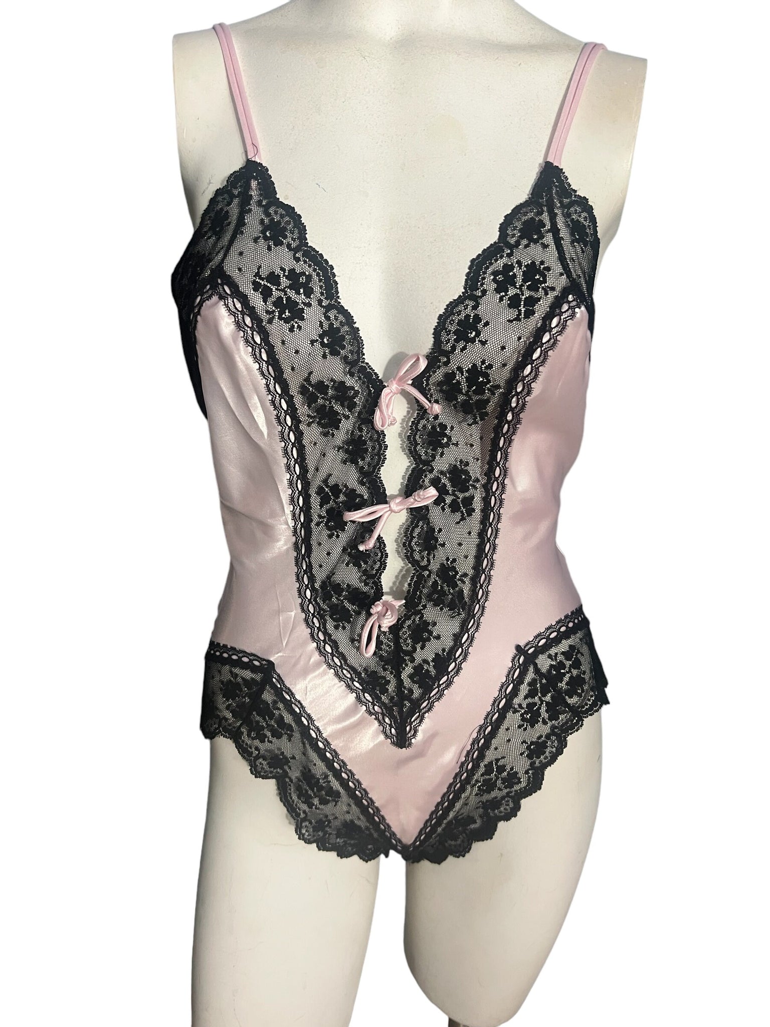 Vintage Victoria's Secret teddy lingerie S gold label