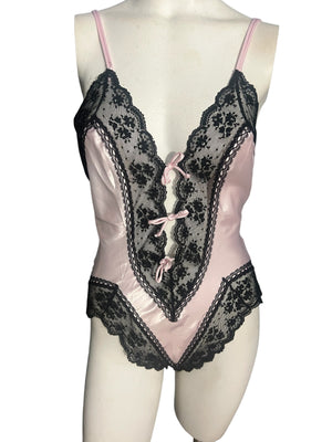 Vintage Victoria's Secret teddy lingerie S gold label