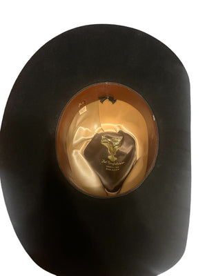 Vintage feather cowboy hat Trail Ridge 7 1/4