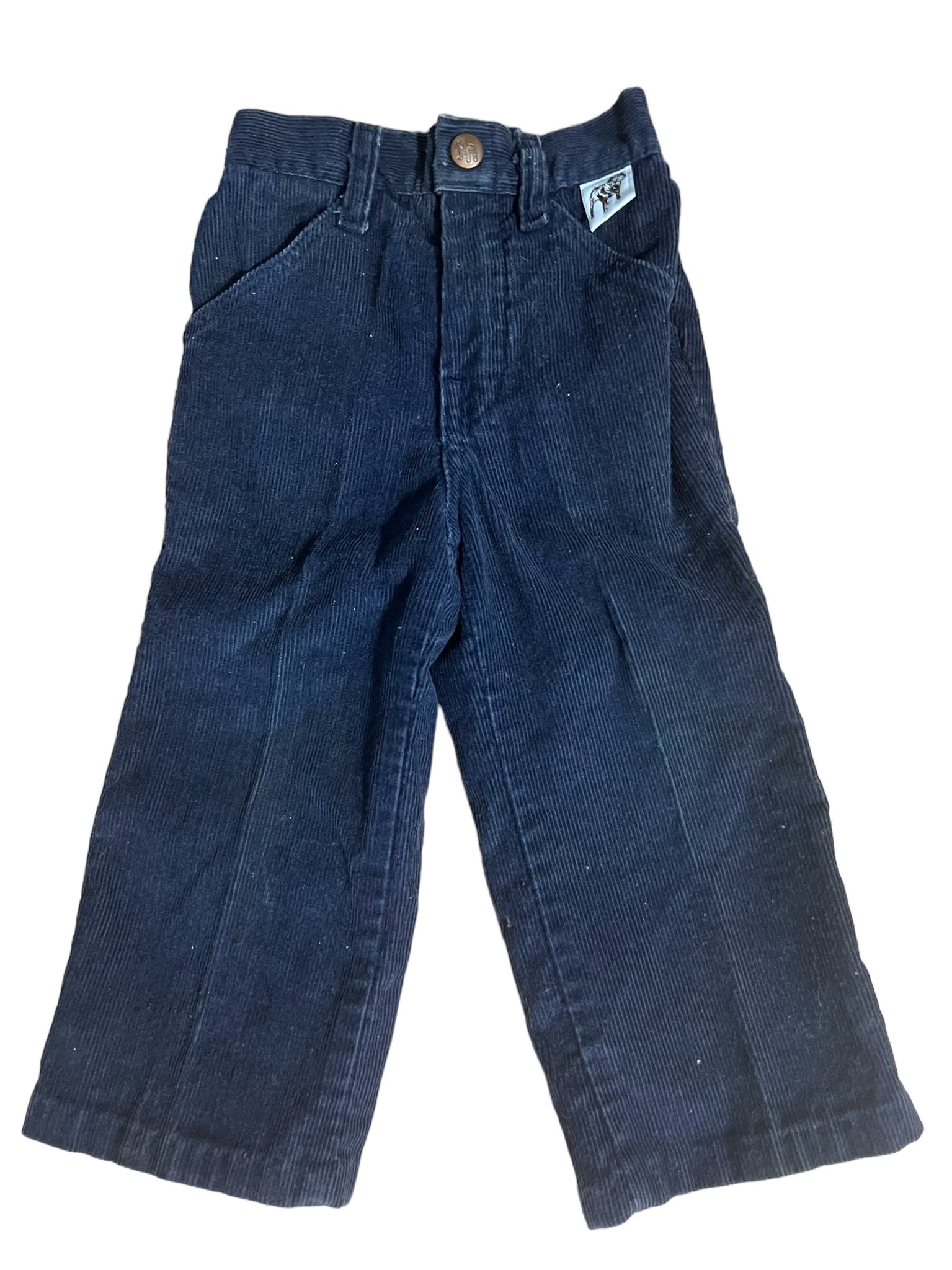 Vintage 70's kid's cord bellbottoms 2 T Buster Brown