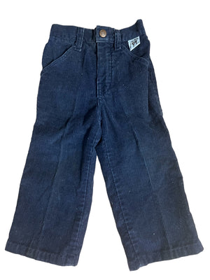 Vintage 70's kid's cord bellbottoms 2 T Buster Brown