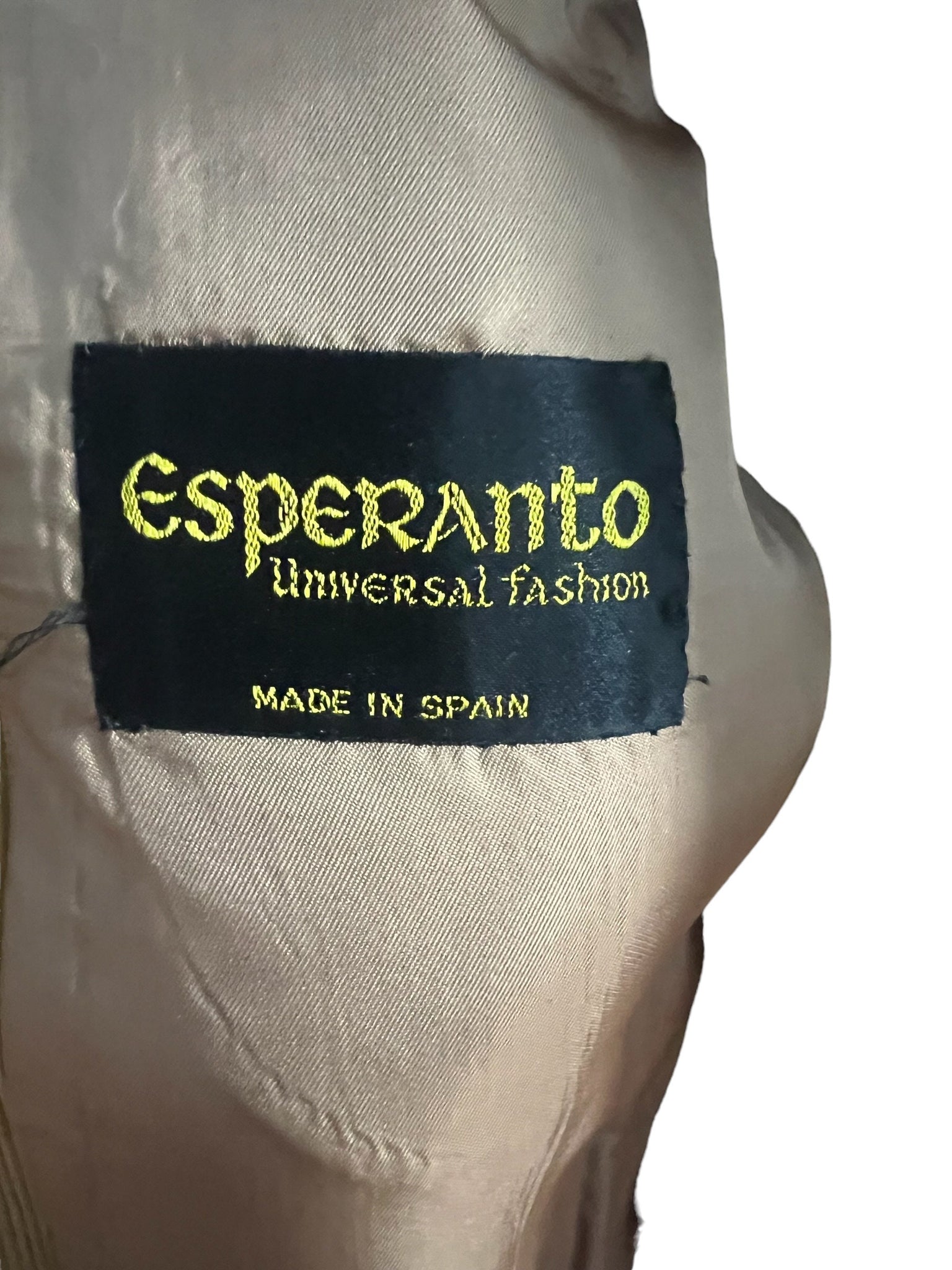 Vintage 70's corduroy suit jacket 46 Esperanto